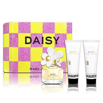 Marc Jacobs DAISY 繽紛假期小雛菊經典禮盒(淡香水50ML+身體乳75ML+沐浴膠75ML)