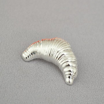 胸針 別針 圍巾扣 絲巾扣 髮飾 小眾設計 銀色胸針 可頌別針 造型別針 個性胸針 生日禮物 008
