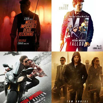 碟中諜 全系列原聲帶 | 2023 致命清算 經典電影配樂音樂8CD碟片