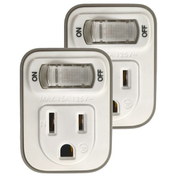 RONEVER 1切1座3轉2節能小壁插 PU-1112  54mm  灰色  2個