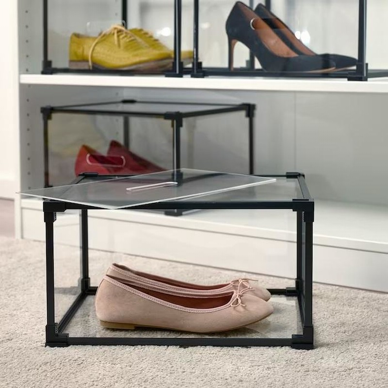 IKEA - イケア - SKUFFEN -スクッフェン- シューズボックス 透明