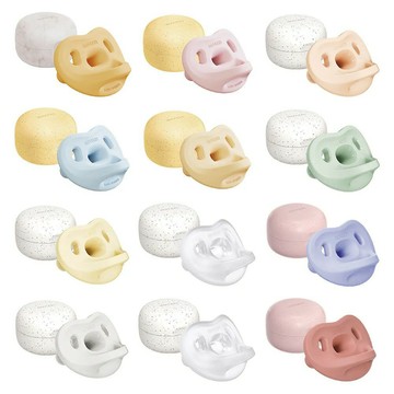 Moyuum 全矽膠微笑奶嘴收納盒組｜1-3m／3-6m／6m+｜多款可選【悅兒園婦幼生活館】
