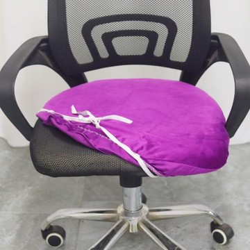 V45O定 制防滑不掉椅套簡約加厚純色防抓絨布轉酒店會議電腦辦公