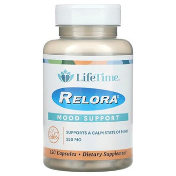 LifeTime Vitamins, Relora，情緒支援，250 毫克，120 粒膠囊