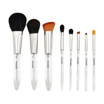 PICCASSO 畢卡索 Collezioni 化妝刷具8件組 入門推薦  白色  1組