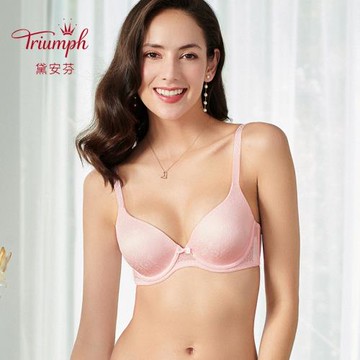 黛安芬簡愛舒適無痕提花蕾絲小胸文胸16-8294