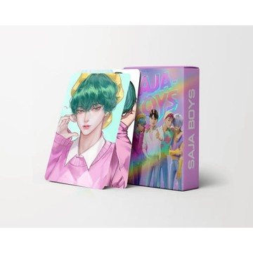 K-Pop 惡魔殺手官方 SAJA BOYS 照片卡 HuntRix 55 件套收藏品 Kpop 商品