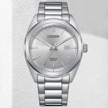 CITIZEN星辰 GENTS系列 台灣限定 八角錶殼 簡約時尚腕錶 41mm/BI5110-54A
