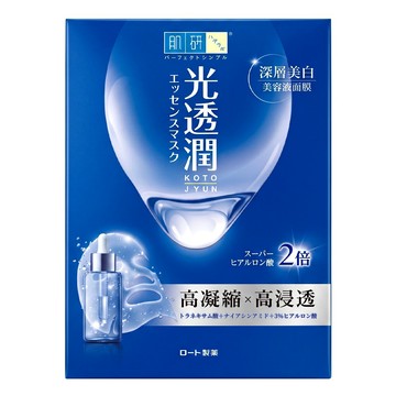 HADALABO 肌研 台灣公司貨 光透潤深層美白面膜 25ml  1盒  6片