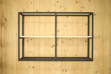 工業風_壁掛櫃/廚房鐵網吊櫃/實木層板壁櫃/吊櫃/提供客製化服務