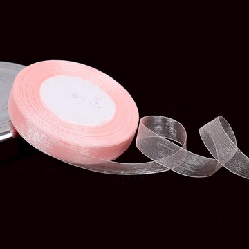 1.5cm雪紗帶鉤帽子絲帶蝴蝶結彩帶禮品包裝編發裝飾頭飾頭扣diy