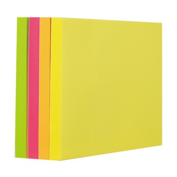 得力Deli亮色便條紙磚/EA03003/3x3/76x76mm/4色x100張