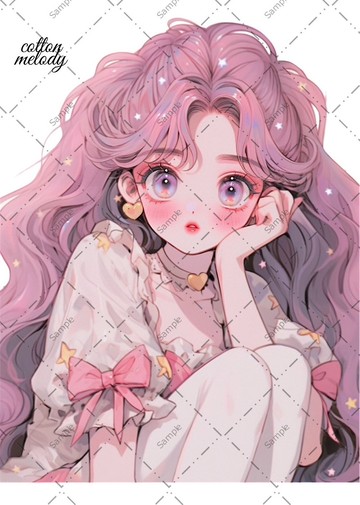 原創貼紙 No.111 人物貼紙 原創貼紙 女孩貼紙 原創人物貼紙