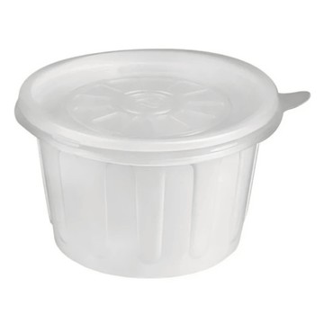 韓國 swan 一次性圓形湯碗 350ml 大 10.5 x 6.8 cm 白色 100入/組  100個  1個