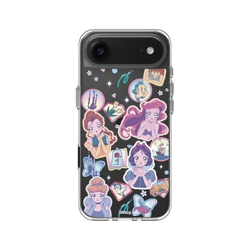 iPhone Air Clear Case（相機按鈕） 透明 - 迪士尼-公主系列 Disney Princess - 迪士尼公主 - 漫畫貼紙風格