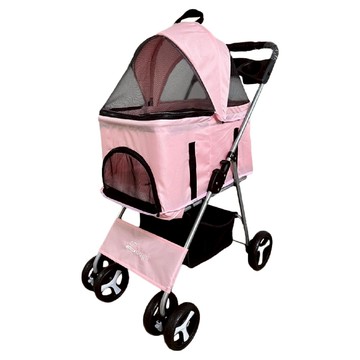 Doogo 寵物分離式摺疊推車 LC01  1台  粉色