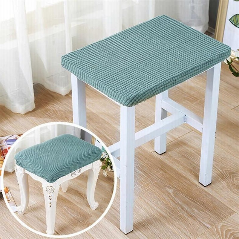 スツール 替カバー スツールカバー ダイニングスツールカバー 長方形 オットマン