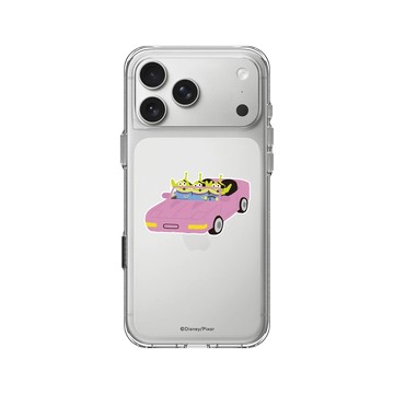 iPhone 17 Pro Max Clear Case（相機按鈕） 透明 - 迪士尼-玩具總動員 Toy Story - 三眼怪兜風