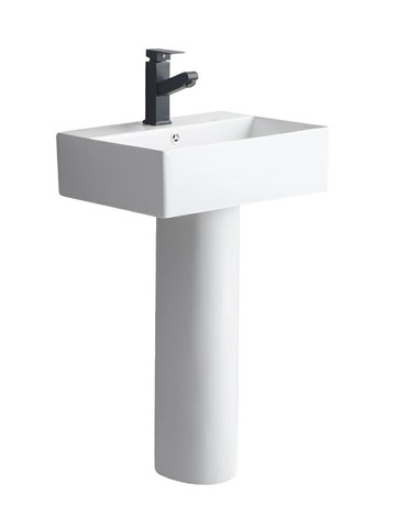 加高立柱盆方形洗手盆陶瓷立柱式洗面盆衛生間陽臺超高洗漱臺82CM/洗漱臺/洗手臺/洗臉臺/浴室盆/落地盆/陶瓷盆/立柱洗手臺