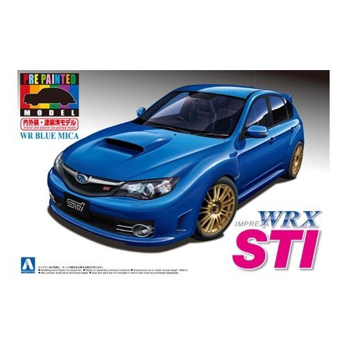 1/24プリペイントモデル 25 GRB インプレッサ WRX STI 5door '07 