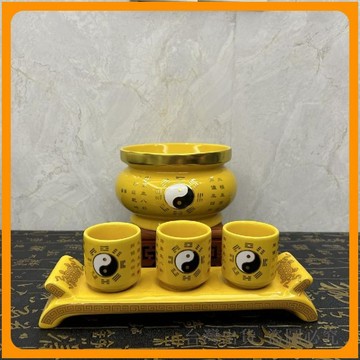 台灣出貨🔥酒杯 茶杯 陶瓷供酒杯 佛道家茶杯 供水供奉財神居家用招財佛前酒盅 供奉茶水酒杯 供佛用品神明用品