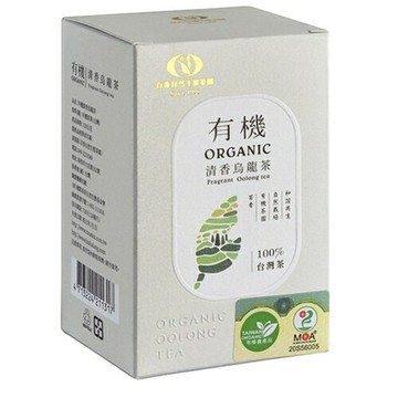 百香 有機清香烏龍茶 120g/盒