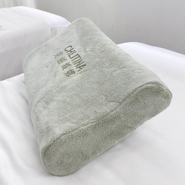 美容床枕頭美容院枕頭乳膠棉按摩床小枕頭美睫防塌推拿記憶枕