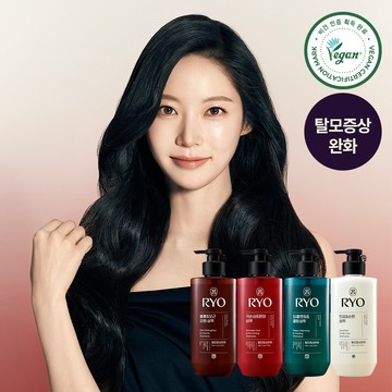 Ryo Black Gloss & Vitality [Shampoo/Conditioner] 480ml (6 Options)