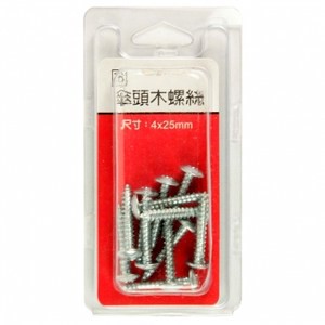 76傘頭木螺絲4x25mm