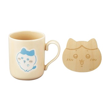 yamaka 山加商店 吉伊卡哇 Chiikawa 陶瓷馬克杯 附杯墊 300ml 小八  米色  1個