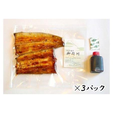 ふるさと納税 三島名物 うなぎ 蒲焼 (真空パック) 3人前（1人前あたり120g〜140g） 静岡県三島市