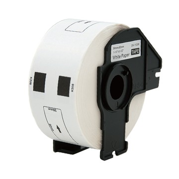 NEXTPAGE BROTHER 相容 定型 標籤帶 DK-11208/白底黑字/38mm x90mm/400張