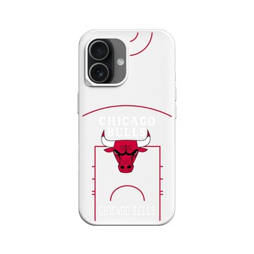 iPhone 17 SolidX 白 - NBA - 球場系列-芝加哥公牛 Chicago Bulls - Court