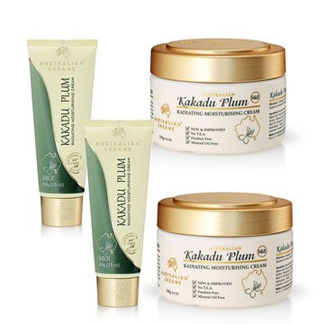 【澳洲 G&M】MKII金蓋卡卡度亮澤滋潤霜套組(2入組 100g/瓶+250g/罐) 即期品-100g 2026年10月到期/ 250g 2028年12月