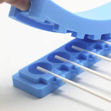 diy星空硅膠圓球10連棒棒糖模具
