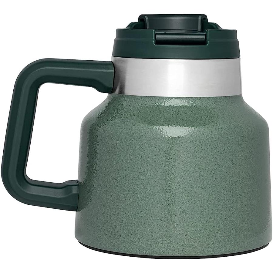 STANLEY 10-02873-037 THE TOUGH-TO-TIP ADMIRAL'S MUG HAMMERTONE GREEN 20OZ   .59L