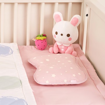 Combi 康貝 Ag + PRO銀離子抗菌水洗棉枕 護頭枕  星星粉  22 x 34 x 3~5cm  1個