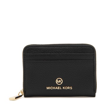 Michael Michael Kors - Black Leather Jet Wallet