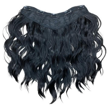 魔髮樂 U型髮片 16吋 羊毛捲 B5064 自然黑  1件