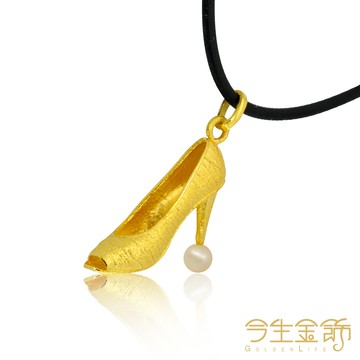 今生金飾 經典優雅墜 (珍珠款~時尚黃金墜飾)