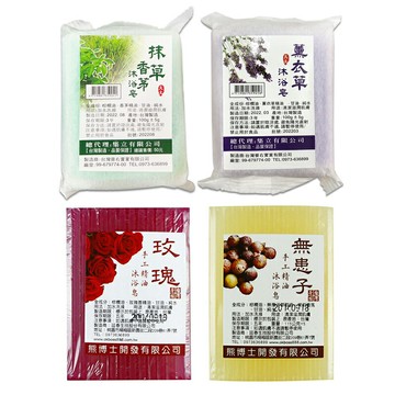 【台灣製】手工精油沐浴皂100g 薰衣草/玫瑰/抹草香茅/無患子 肥皂 香皂 手工皂 精油皂 洗手皂 洗澡 茶摳