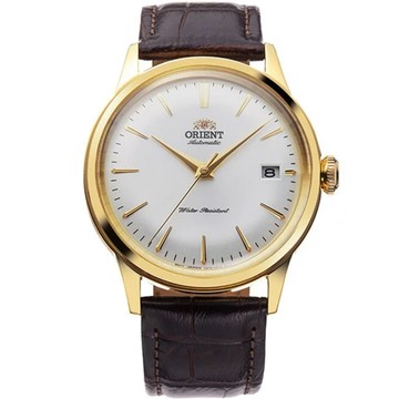 ORIENT 東方錶 Date Ⅱ 系列 日期顯示錶(RA-AC0M01S)-38mm-銀白面皮革【刷卡回饋 分期0利率】【APP下單點數13倍送】