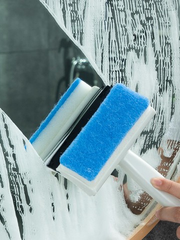 衛生間墻面清潔刷浴室瓷磚刷子家用擦窗戶玻璃鏡子神器刮水器