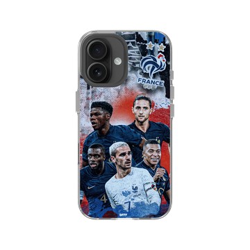 iPhone 16 Clear Case（相機按鈕） 透明 - FFF - France National team - Mix Jerseys