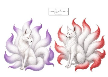 裝飾貼紙【九尾】