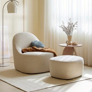 【iloom 怡倫家居】STONE 單人座沙發組 兩色可選 沙發 小沙發 單人沙發 沙發椅 沙發凳 凳子