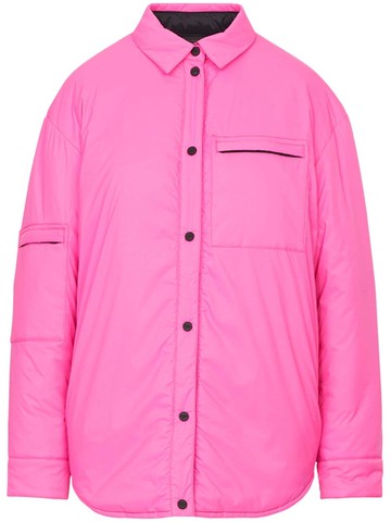 Aztech Mountain - Pillow puffer shirt jacket - women - Recycled Nylon - 44 - Pink