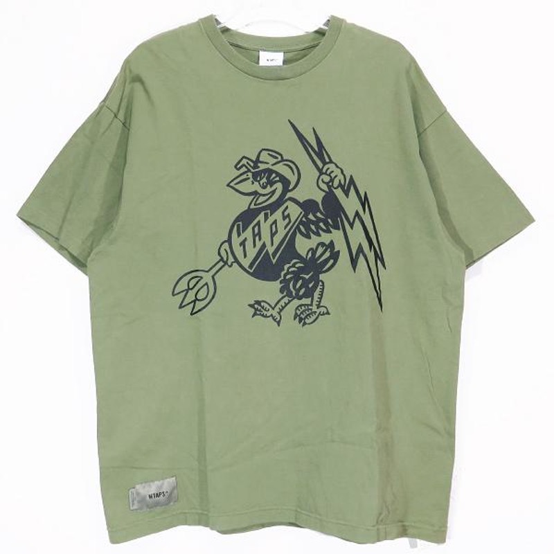 WTAPS ダブルタップス 22SS MASTER CHIEF/SS/COTTON 221ATDT-STM01S マスターチーフ ショートスリーブ  コットン Tシャツ オリーブドラブ 半袖 カットソー | LINEブランドカタログ