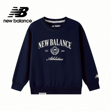 【New Balance】 NB 童裝長袖衛衣_中性_藏青色_7ZF3E03WNV