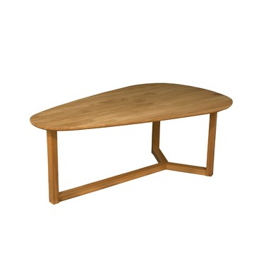 丹麥北歐風 全實木 三角 飯糰 造型 大茶几 TTB011